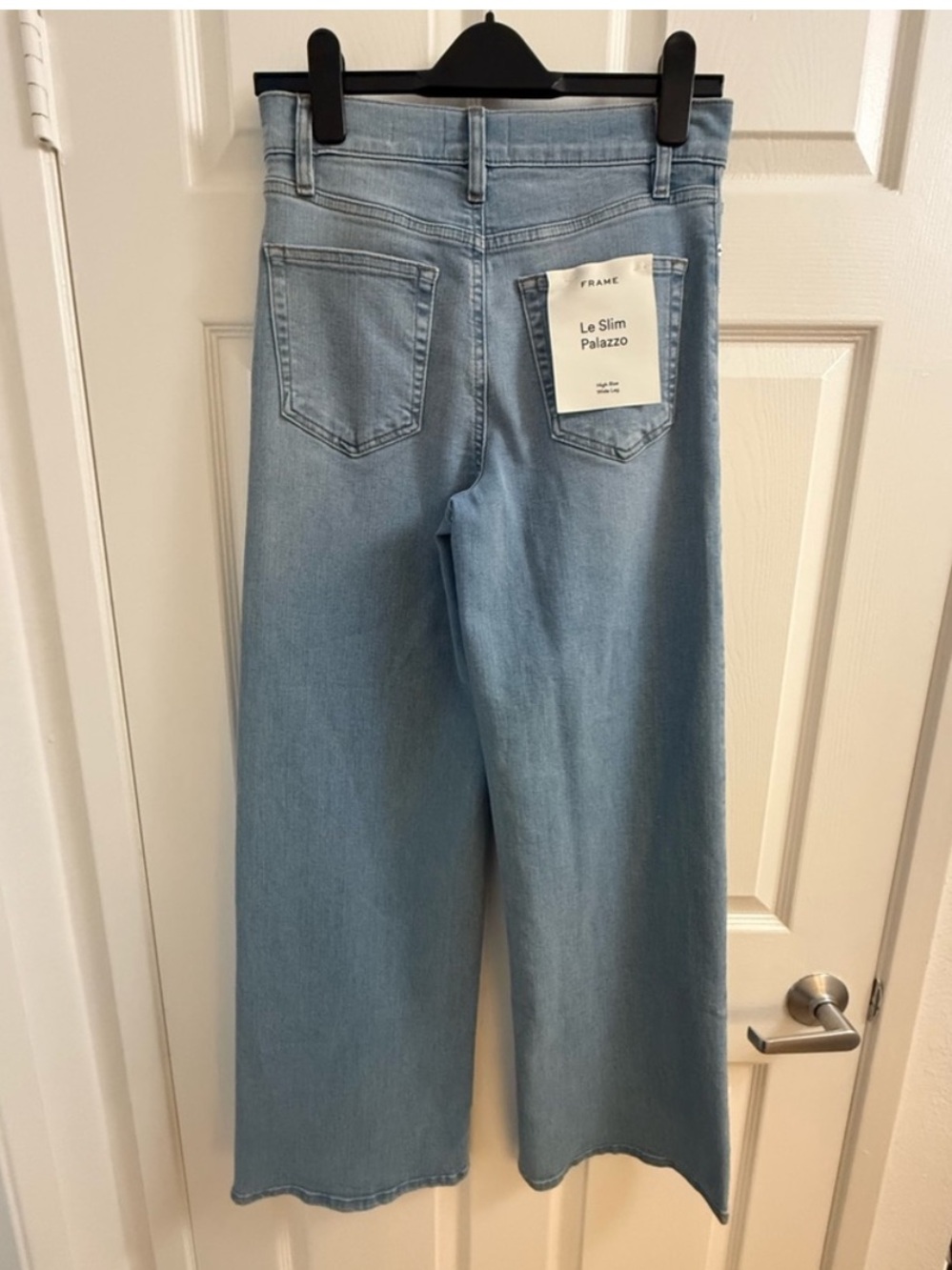 Frame Le Slim Palazzo Wide Leg Denim Jeans - Picture 6 of 6